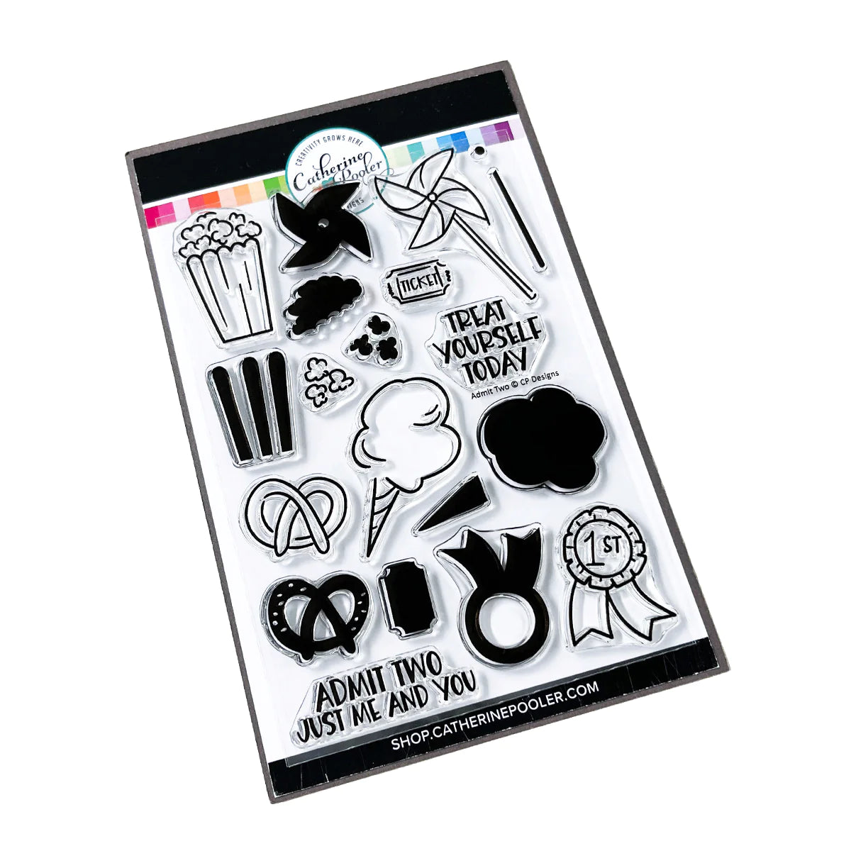 Admit Two Clear Stamp Set Catherine Pooler Designs - Fair Play Collection