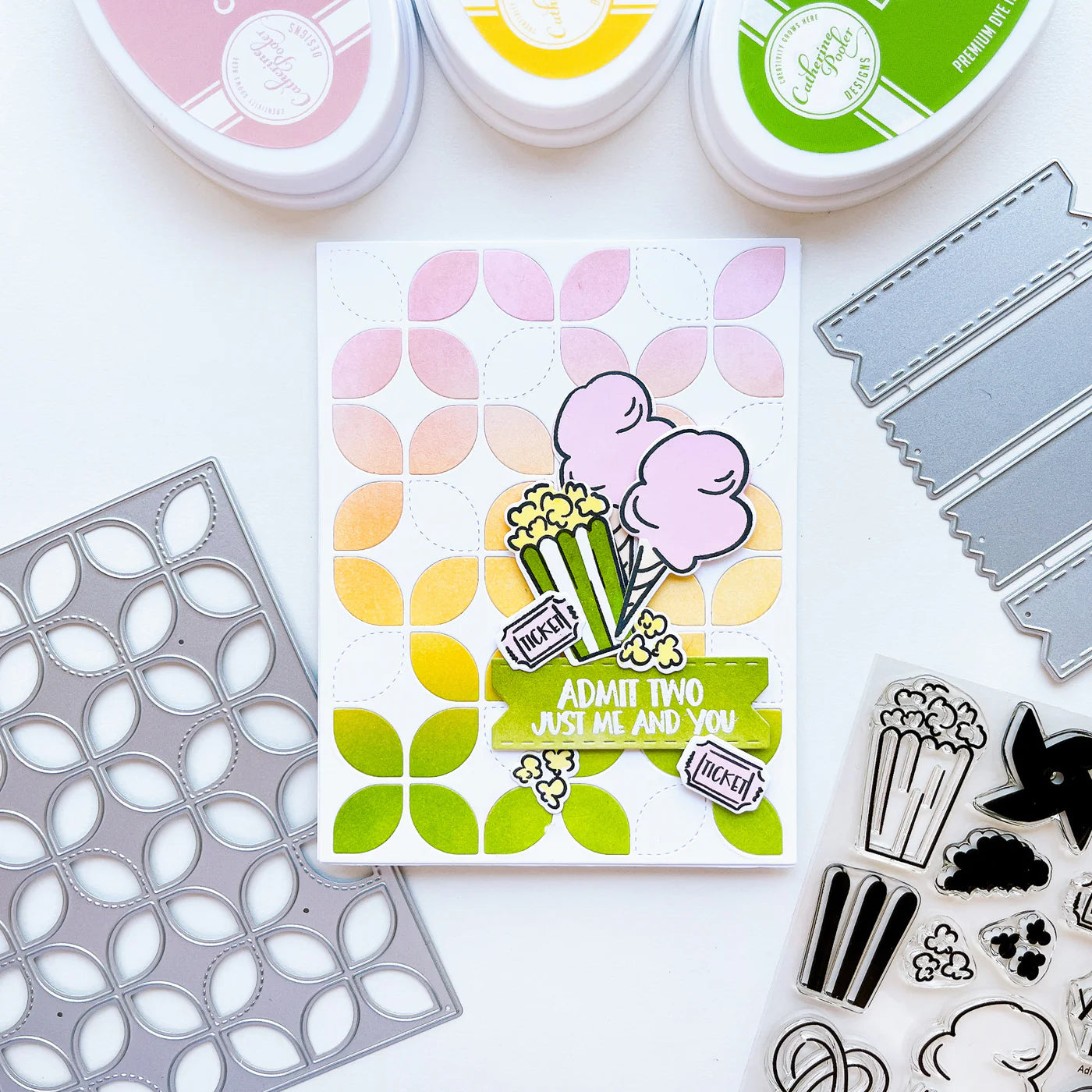 Playful Pinwheels Cover Plate Craft Die by Catherine Pooler Designs - Fair Play