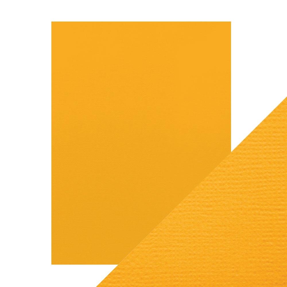Amber Yellow - Craft Perfect Weave Textured Classic Cardstock 8.5"X11" 10/Pkg