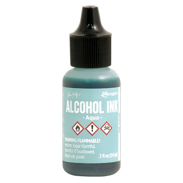 Tim Holtz Alcohol Ink .5 Ounce Aqua - Ranger