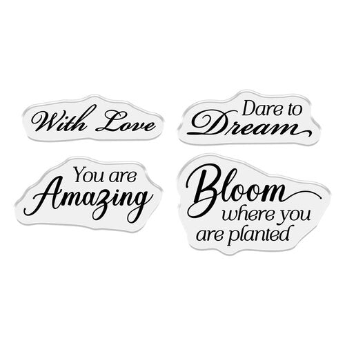 Bloom Where You Are Planted Stamp and Die Set - Crafters Companion