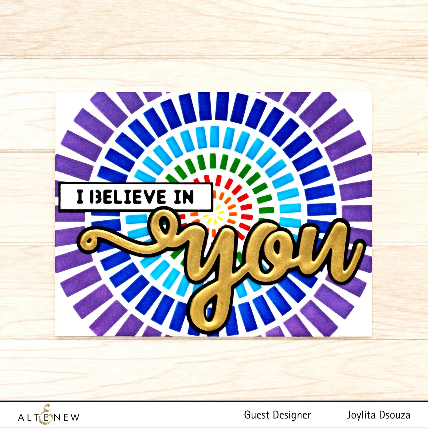 Altenew Brick Rosette Builder Stencil Set (2 in 1)