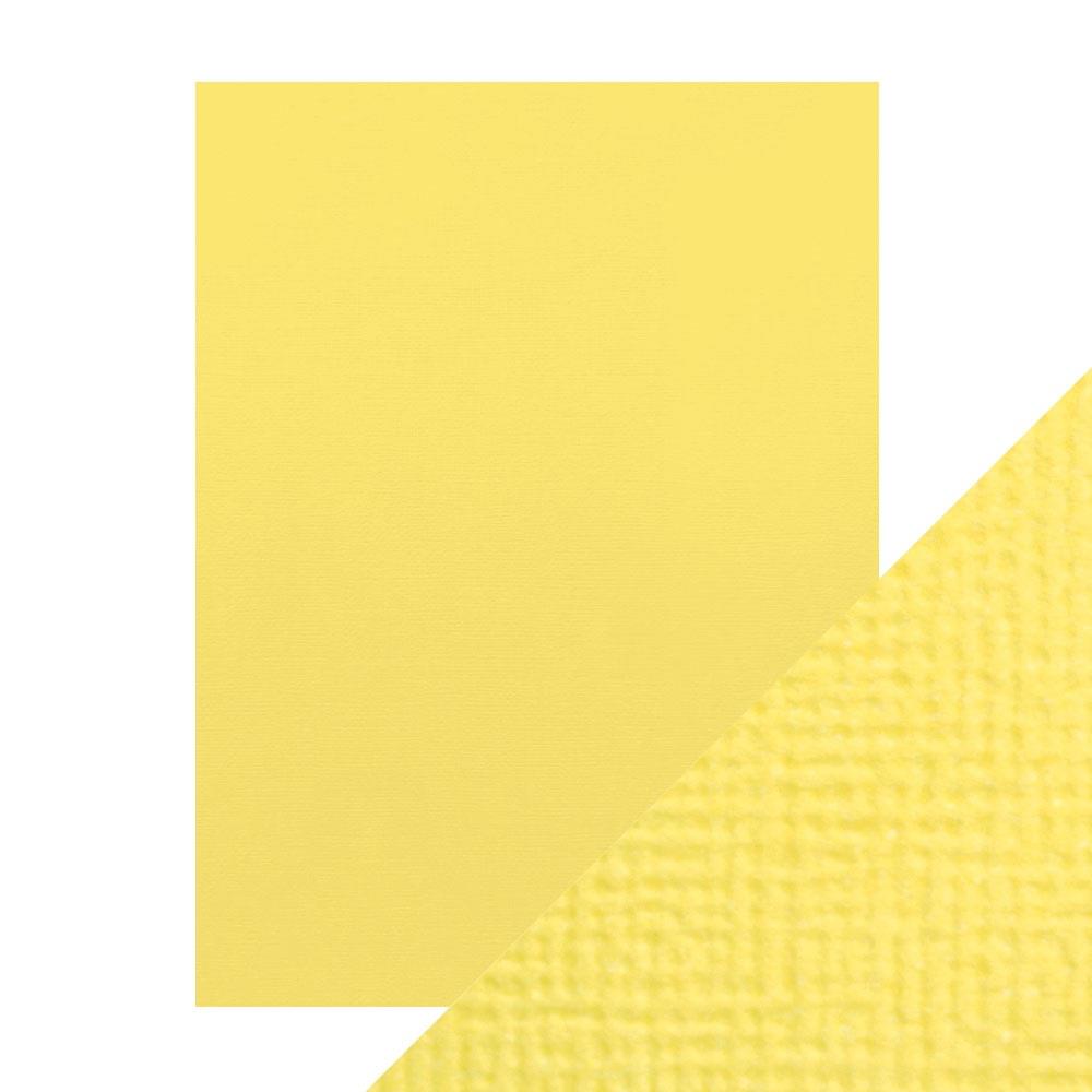 Buttermilk Yellow - Craft Perfect Weave Textured Classic Cardstock 8.5"X11" 10/Pkg