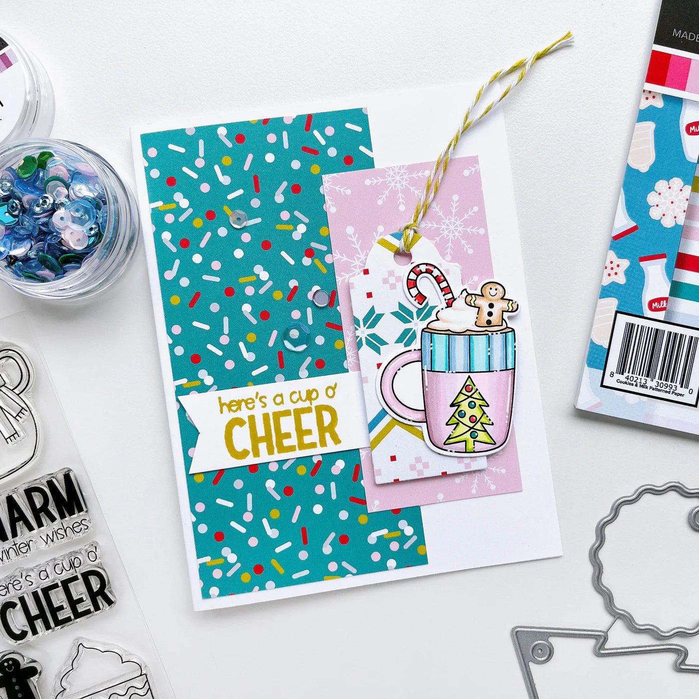 Cookies and Milk Holiday 6x6 Pattern Paper Pad - Catherine Pooler Designs