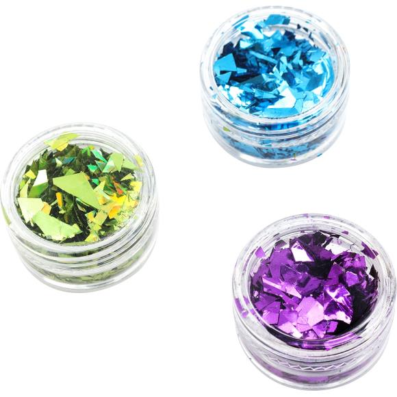 American Crafts Color Pour Foil Flakes - Cool