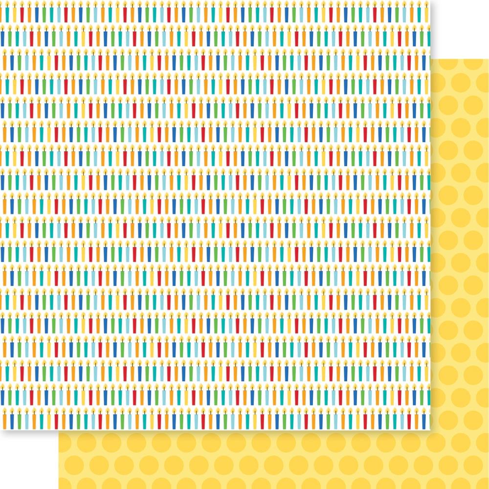Birthday Bash Count the Candles Double Sided 12x12 Cardstock - Bella Blvd