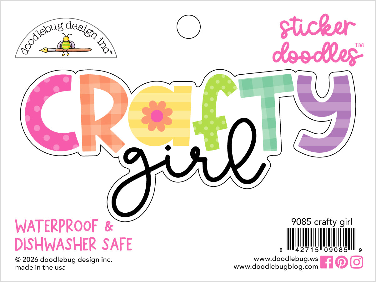 Crafty Girl Color Me Crafty Sticker Doodles Doodlebug