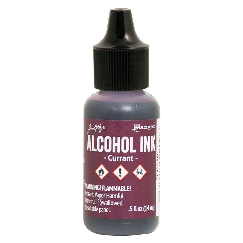 Tim Holtz Alcohol Ink .5 Ounce Currant - Ranger