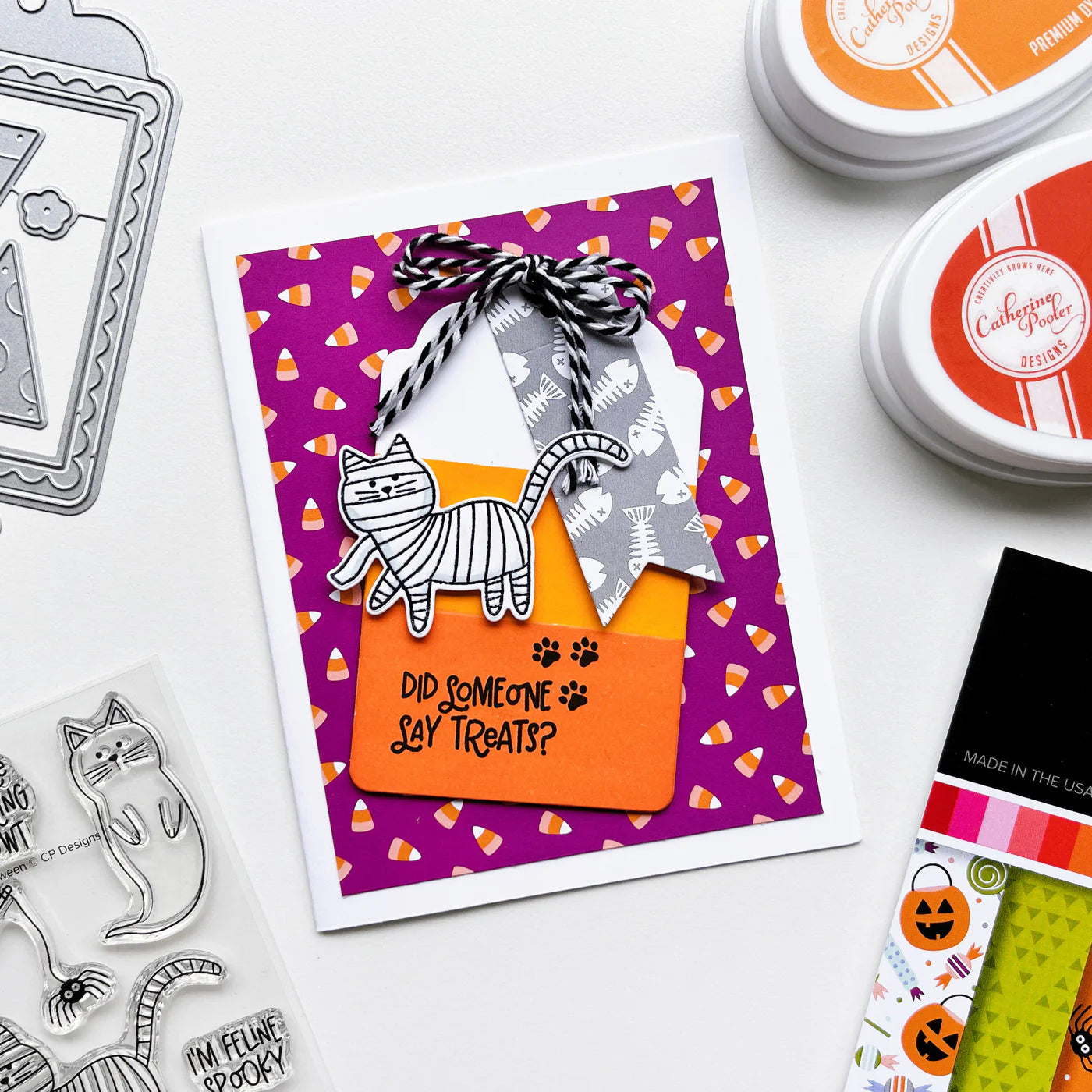 Feline Spooky Halloween 6x6 Pattern Paper Pad - Catherine Pooler Designs