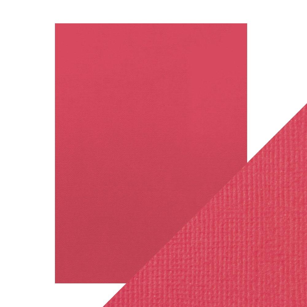 Fuchsia Pink - Craft Perfect Weave Textured Classic Cardstock 8.5"X11" 10/Pkg