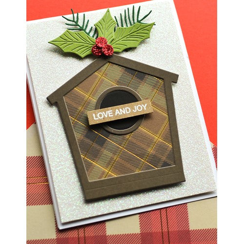 Memory Box House Frame with Fences Craft Die Style 94601