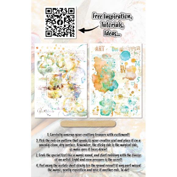 A5 Rub-Ons Glorious Morious by AALL and Create