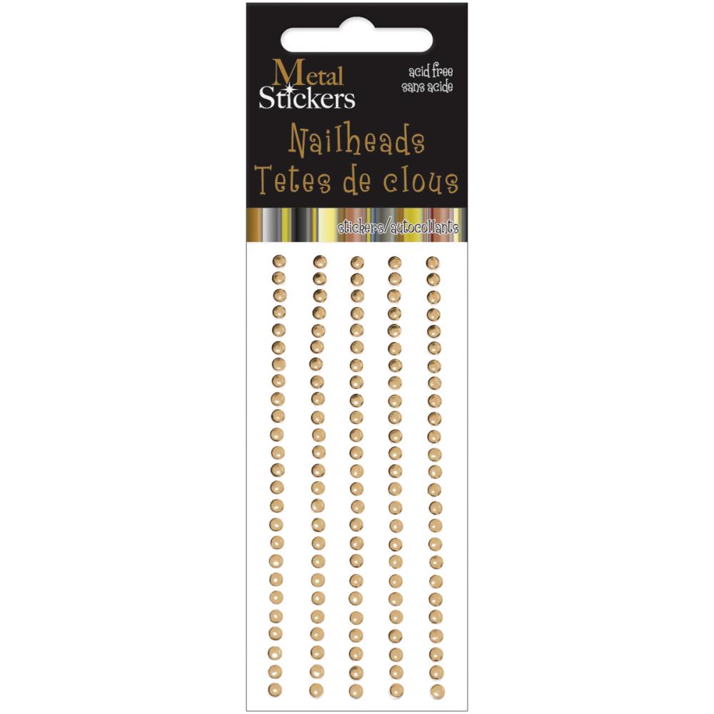Gold 3mm Nailhead Stickers Mark Richards