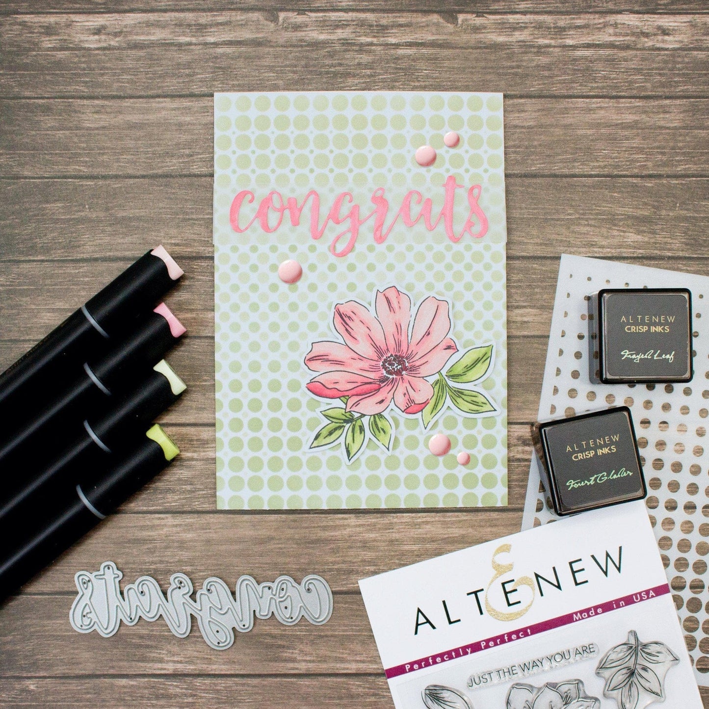 Altenew Halftone Stencil Mask 6x6