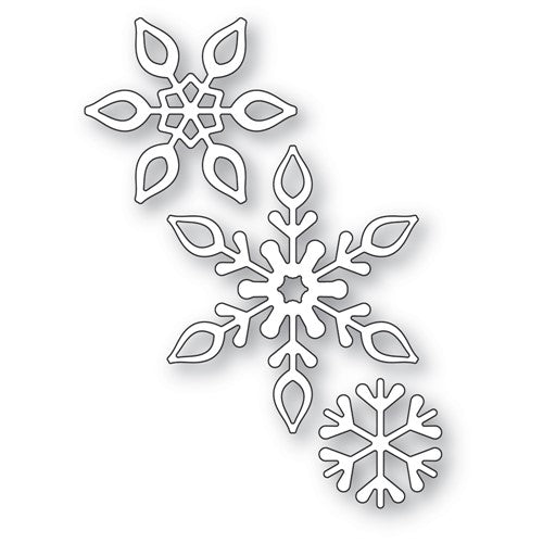 Memory Box Jolly Snowflake Trio Craft Dies Style 94284
