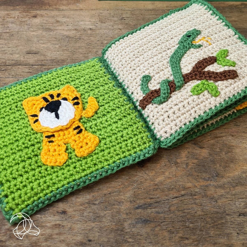 Jungle Soft Book - DIY Crochet Kit - Hardicraft USA