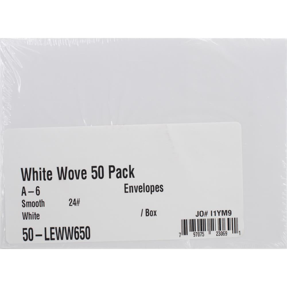 A6 Envelopes Value Pack White 50/Pkg - Leader Paper Products
