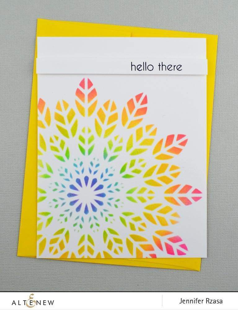 Altenew Leaf Burst Stencil Mask 6x6