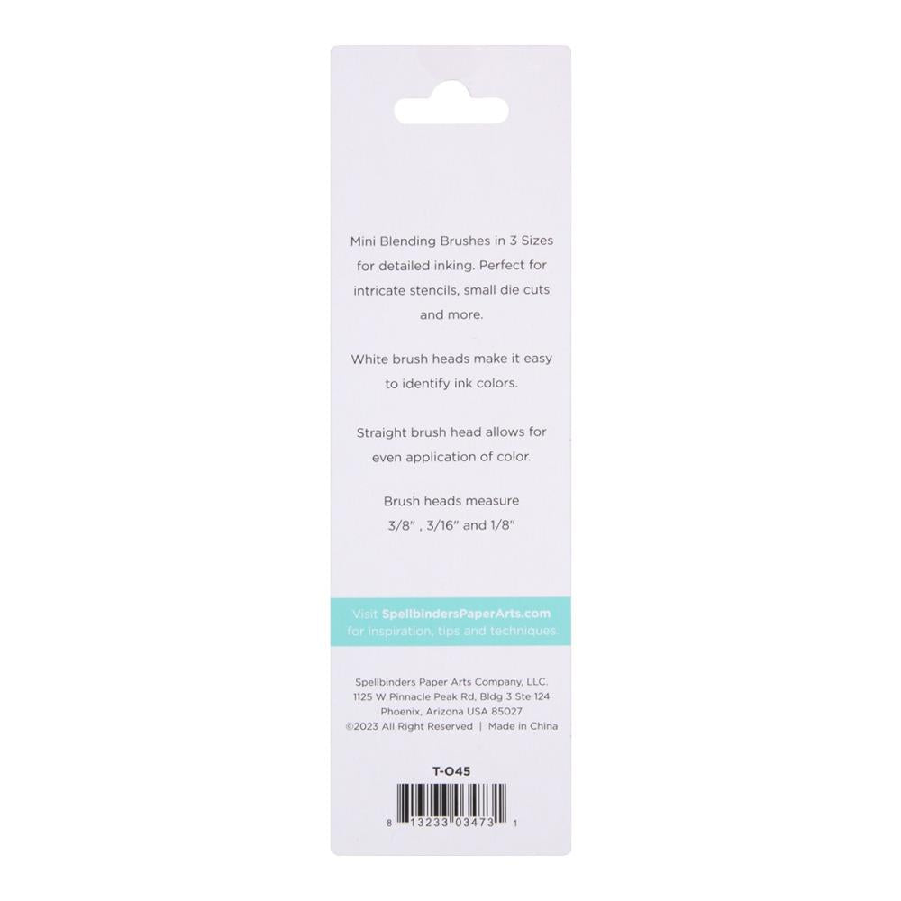 Spellbinders - Card Shoppe Essentials Collection - Mini Blending Brushes - 3 Pack