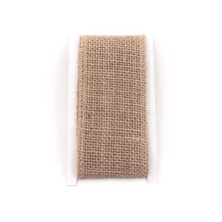 Natural Burlap Fabric Ribbon
