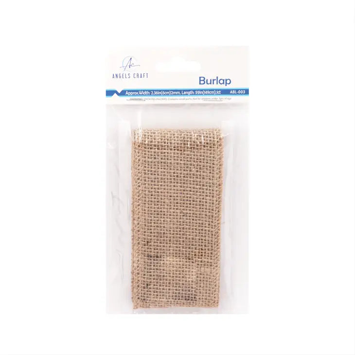 Natural Burlap Fabric Ribbon