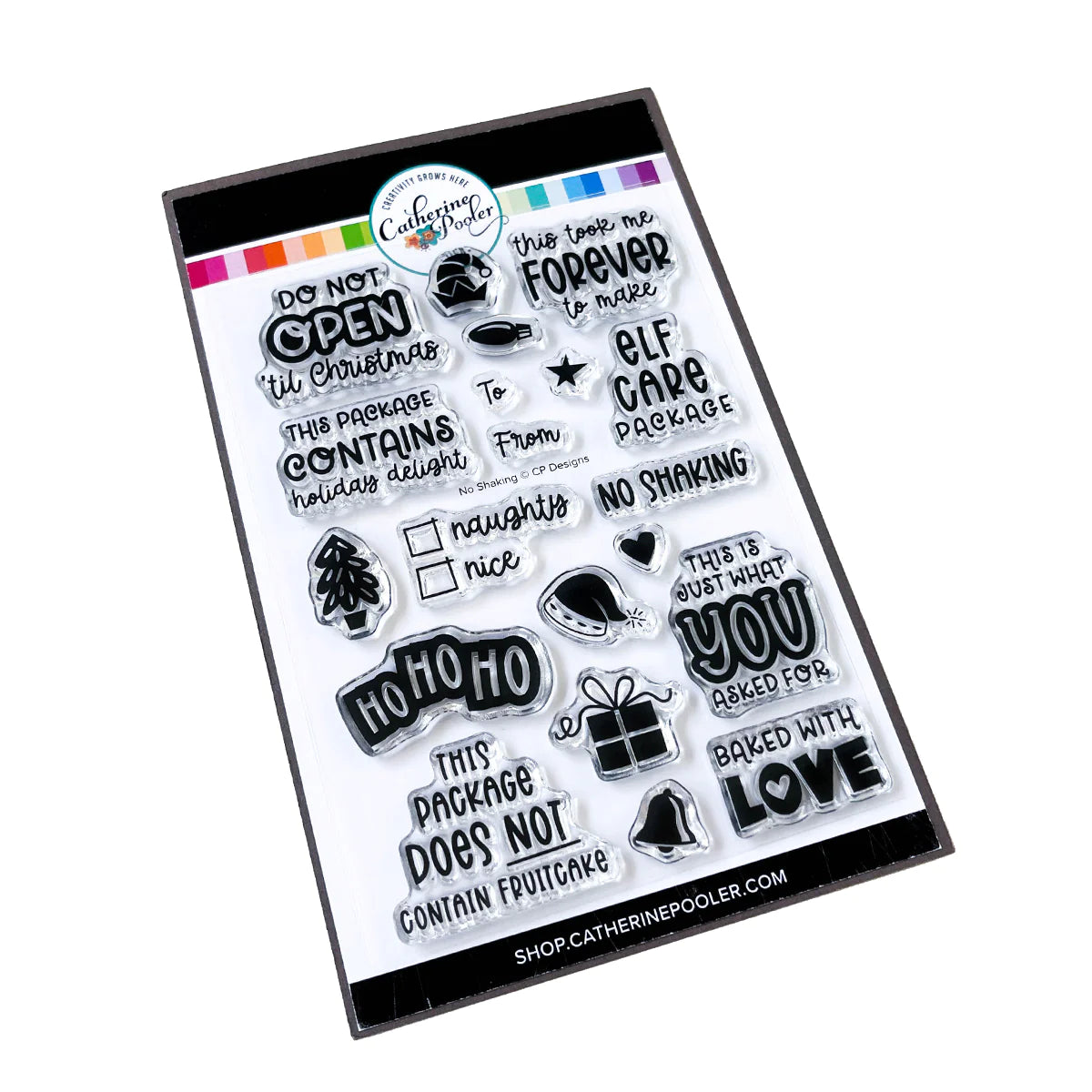 No Shaking Sentiments Clear Stamp Set Catherine Pooler Designs