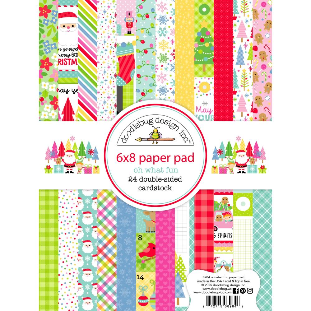 Oh What Fun 6x8 Paper Pad Doodlebug Design