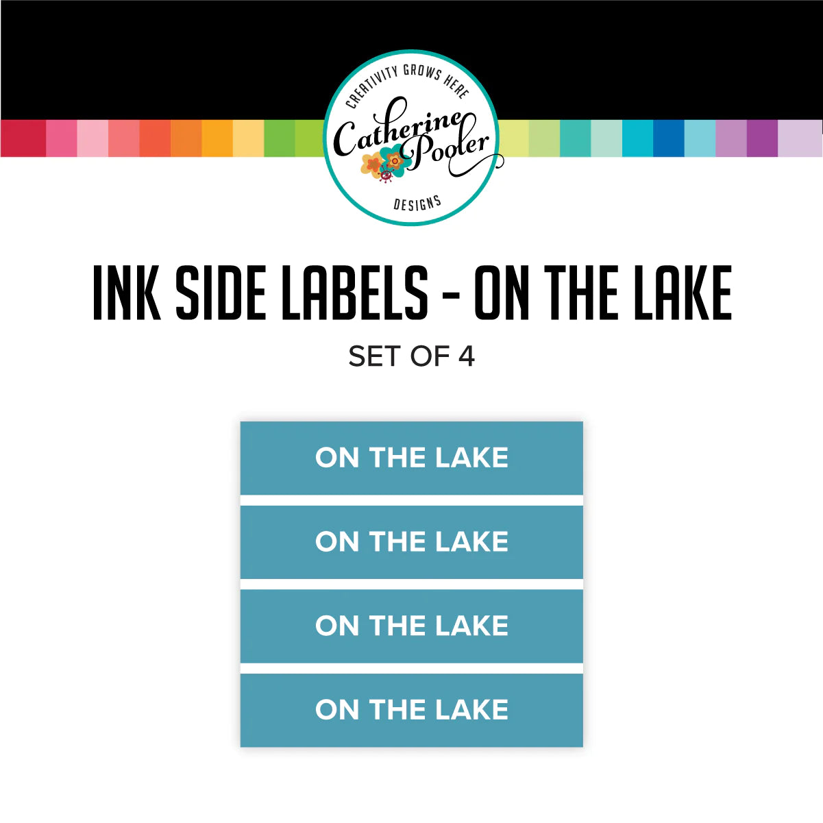 On the Lake Full Size Ink Pad Reinker and Labels Set - Catherine Pooler Designs
