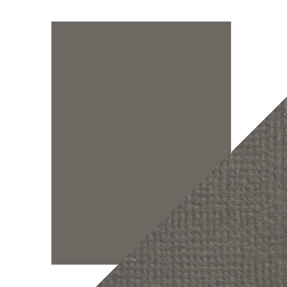 Pewter - Craft Perfect Weave Textured Classic Cardstock 8.5"X11" 10/Pkg