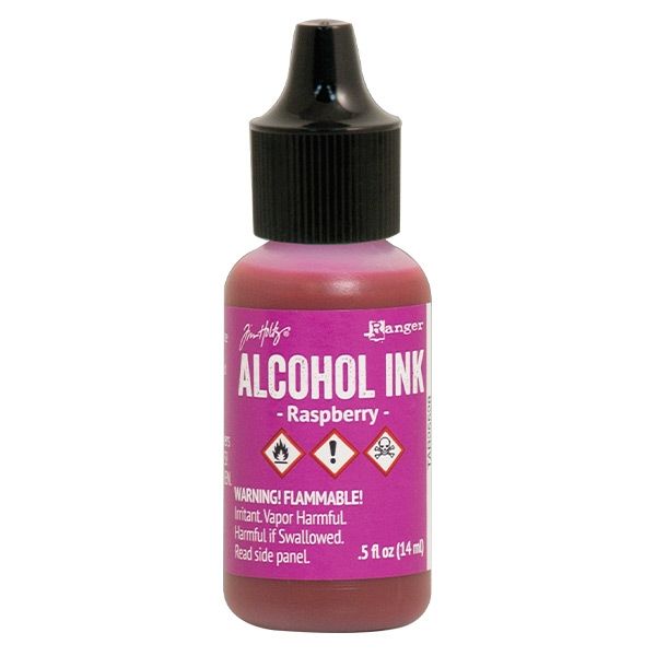 Tim Holtz Alcohol Ink .5 Ounce Raspberry - Ranger