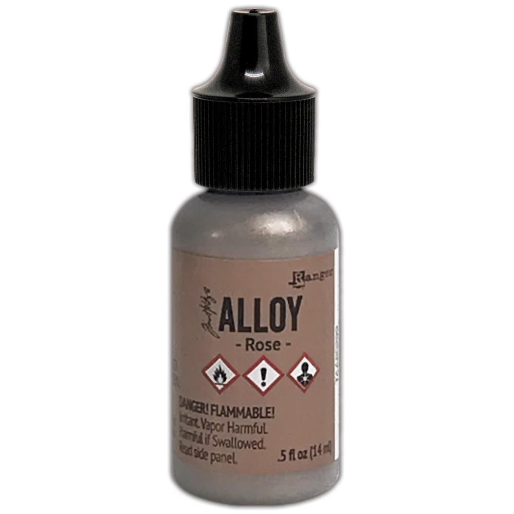 Tim Holtz Alloys Ink .5 Ounce Rose - Ranger