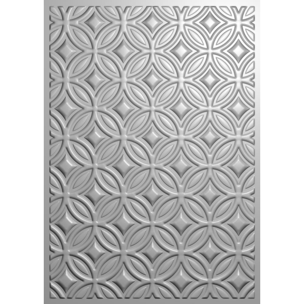 Retro Circles 3D Embossing Folder 5x7 - Crafters Companion