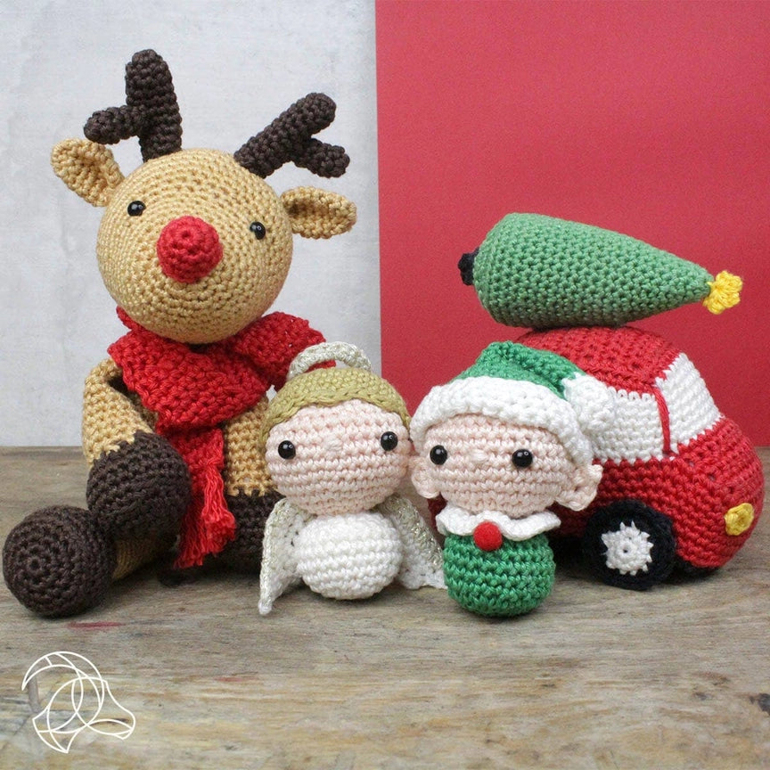 Rudolf Reindeer - DIY Crochet Kit - Hardicraft USA