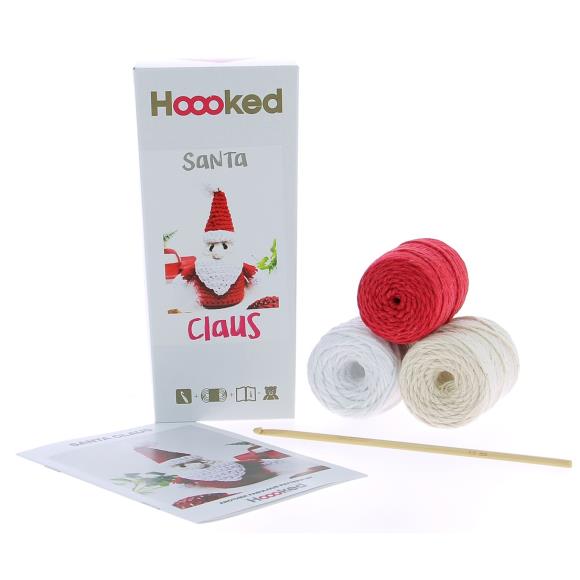 Amigurumi Crochet DIY Kit - Santa Claus - Hooked