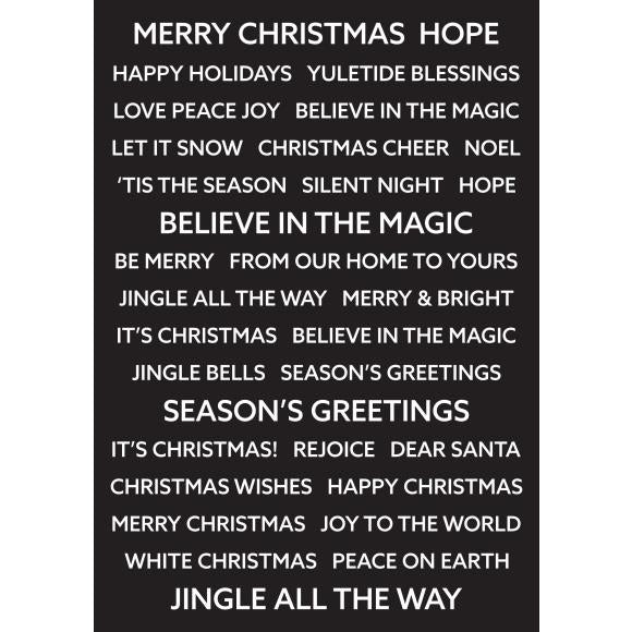 Wordies Season's Greetings Sentiment Sheets Toner Foilable by Creative Expressions