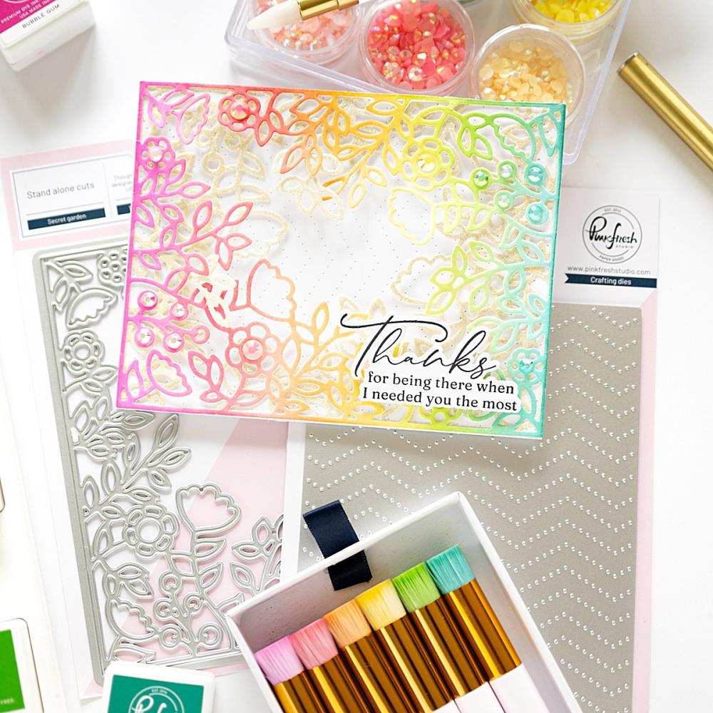 Secret Garden Cover Plate Die - Pinkfresh Studio