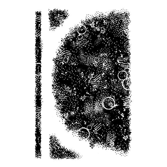 Semi Circle Texture Background 3x4 Woodware Craft Collections - Creative Expressions