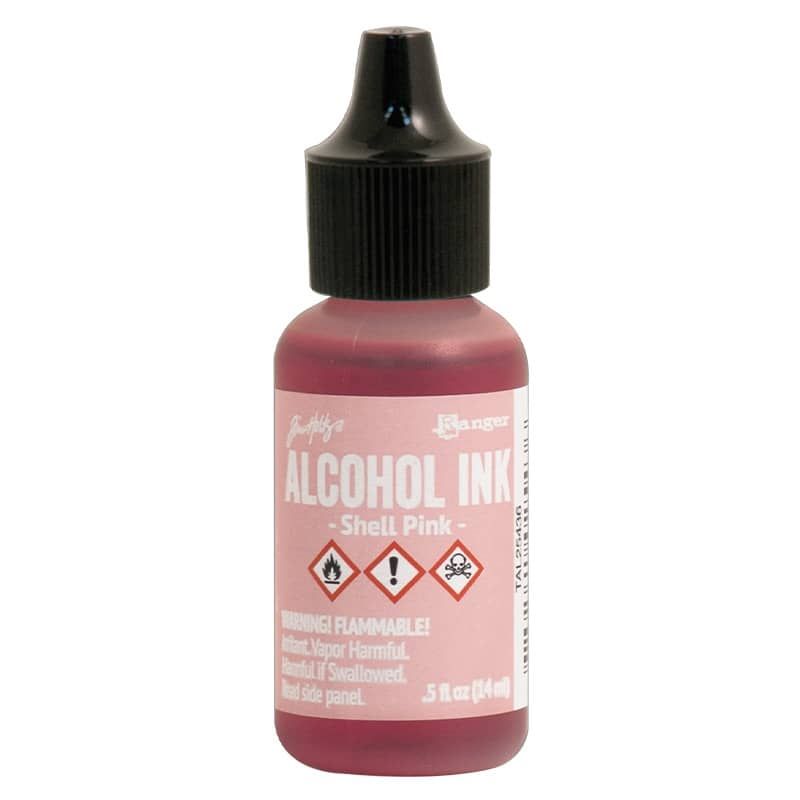 Tim Holtz Alcohol Ink .5 Ounce Shell Pink - Ranger