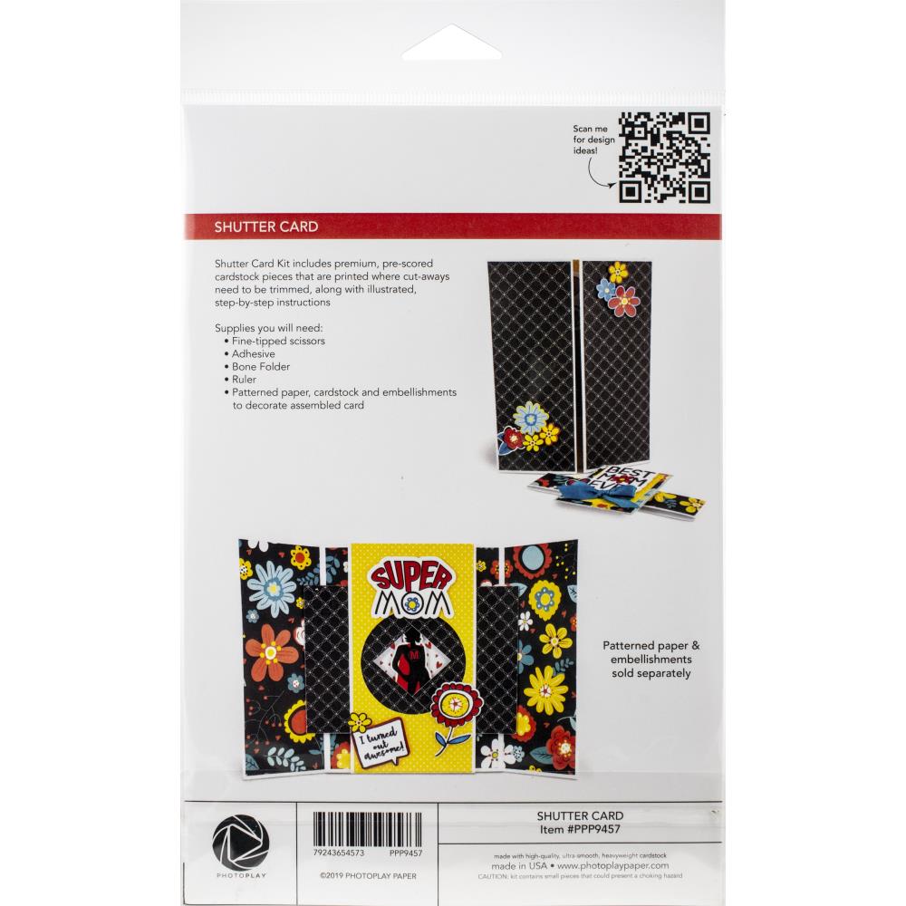 PhotoPlay Shutter Card 3/Pkg Card - Photoplay Paper