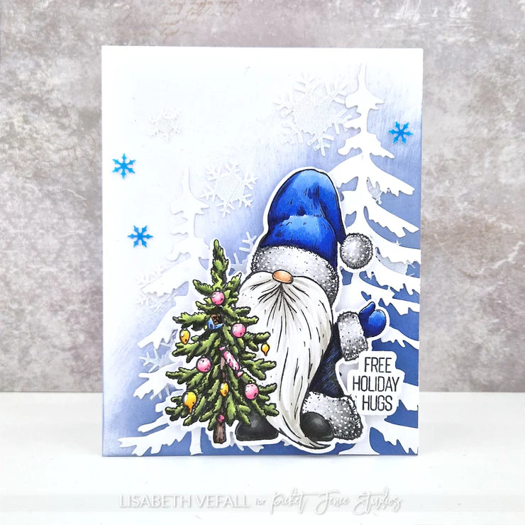 Slim Line Giant Christmas Tree Die - Picket Fence Studios