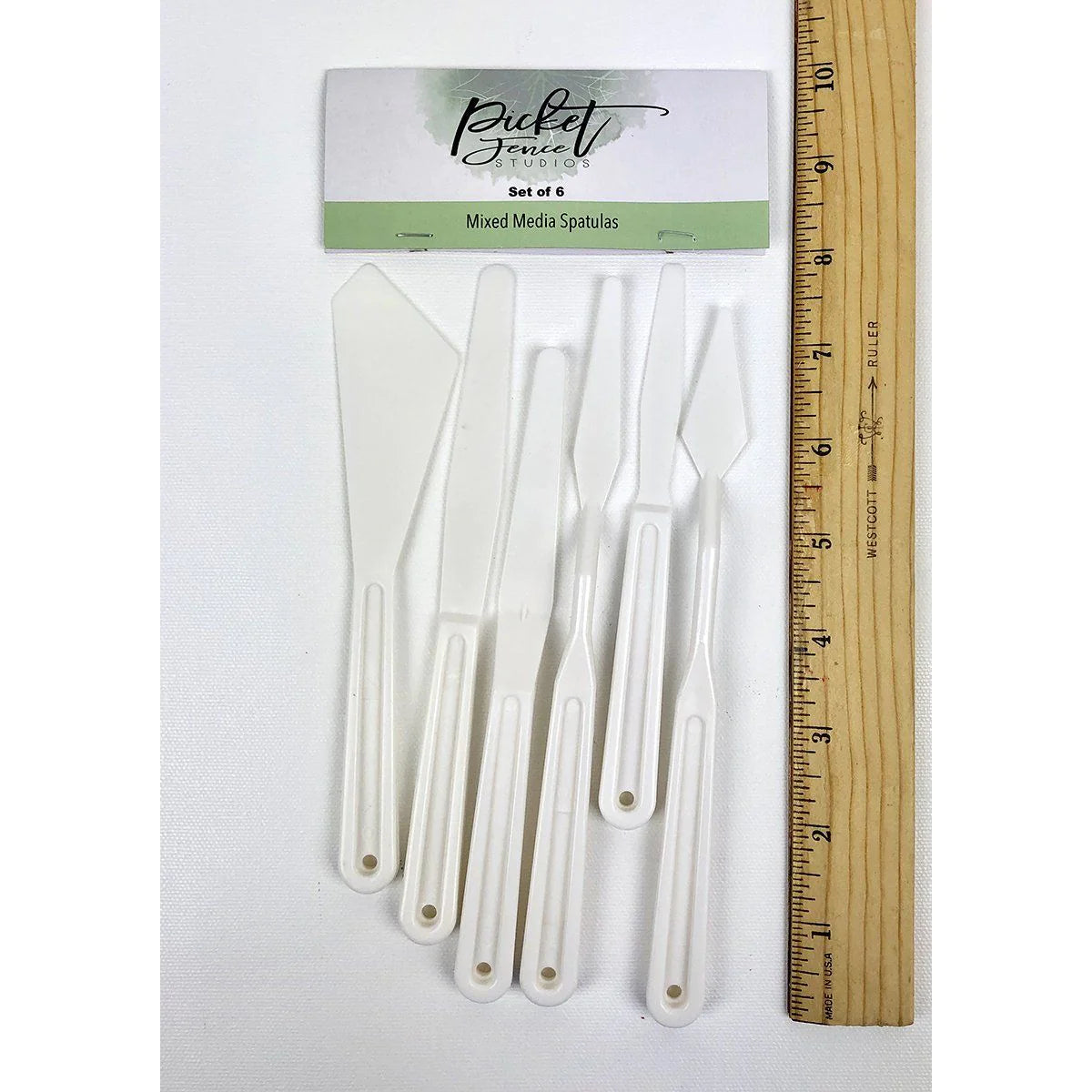 Mixed Media Arts and Craft Spatulas 6 Piece - Picket Fence Studios