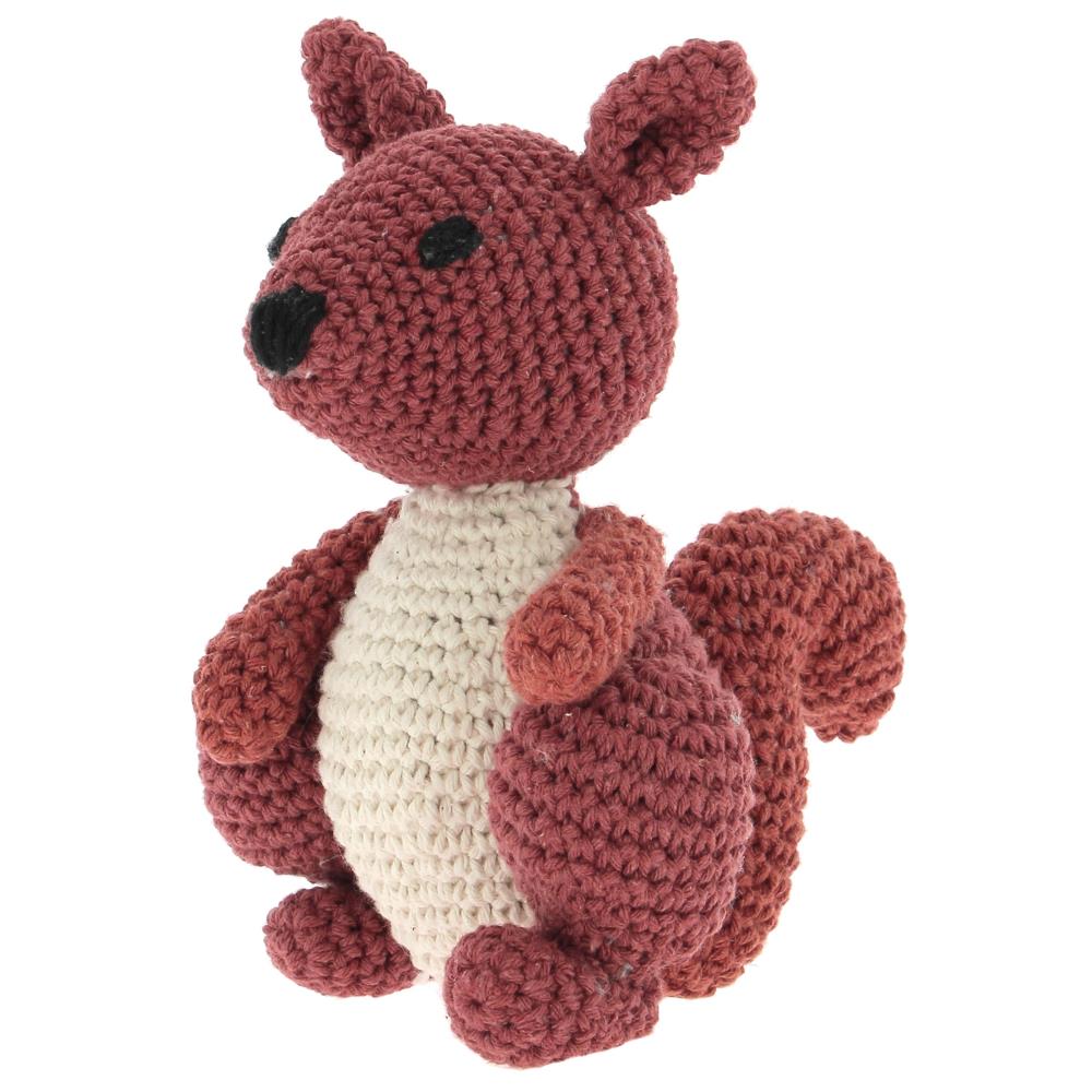 Amigurumi DIY Crochet Kit - Squirrel Suzy - Brick - Hoooked