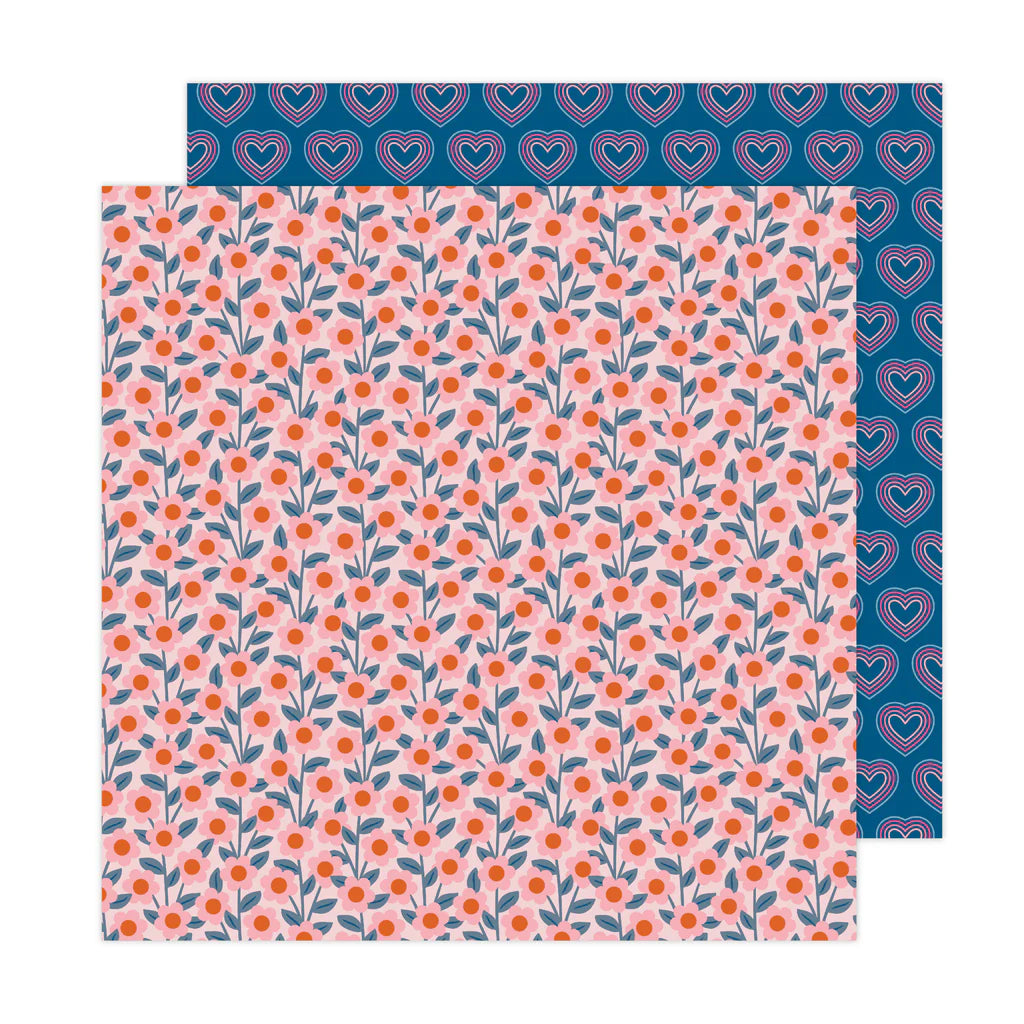 Hello Sunshine Stardust Jen Hatfield 12x12 Double Sided Scrapbook Paper