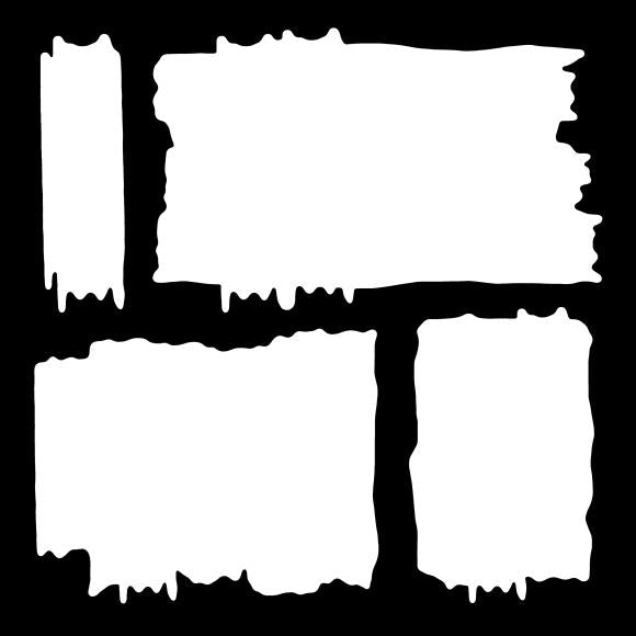 Swatches Stencil 6x6 Woodware Craft Collections - Creative Expressions