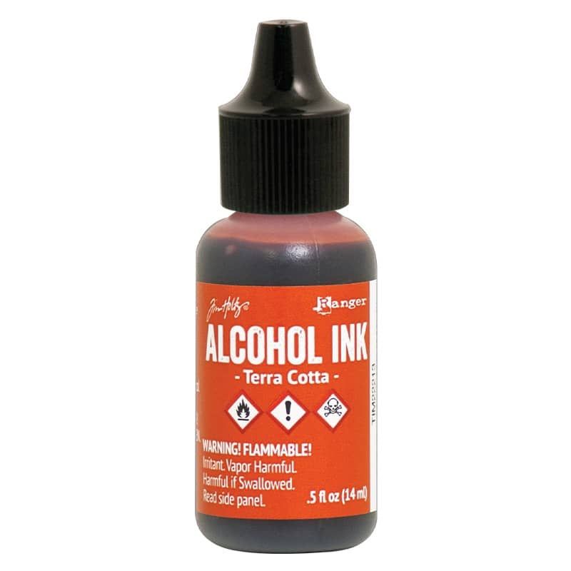 Tim Holtz Alcohol Ink .5 Ounce Terra Cotta - Ranger