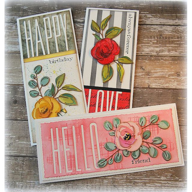 Tim Holtz Mixed Media Rubber Cling Stamp Set 7x8.5 Stampers Anonymous