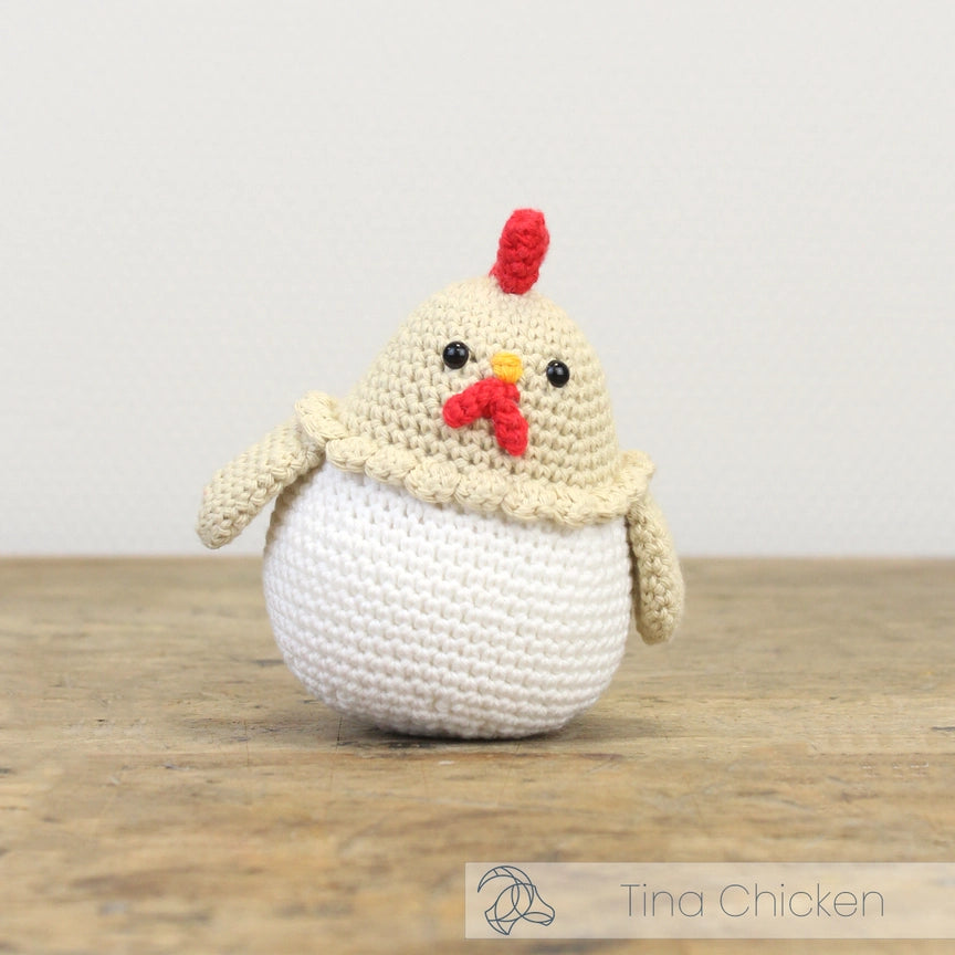 Tina Chicken - DIY Crochet Kit  - Handicraft USA