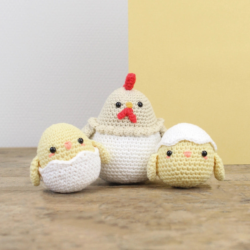 Tina Chicken - DIY Crochet Kit  - Handicraft USA