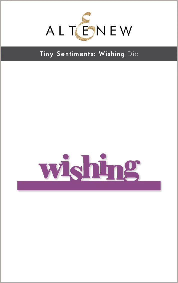 Altenew - Tiny Sentiments Bundle Stamp Set and Die Set