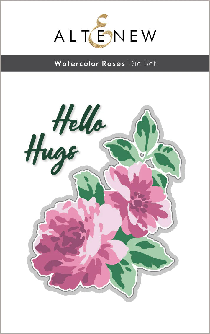 Altenew - Watercolor Roses Bundle Stencil and Die Set